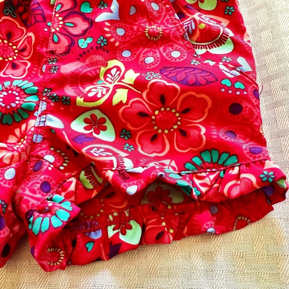 REI Baby Swim Shorts 6M – Pink Floral Quick-Dry Trunks w/ Mesh Liner‎